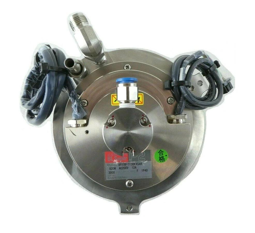 Used Sanyo Denki XP20B13100FXSAR 300mm Spin Motor BL Super P2 Rudolph F30 TEL Working