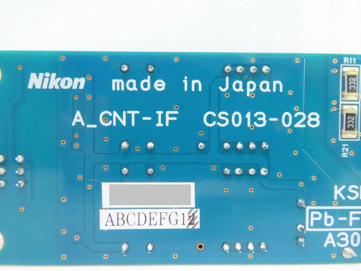 Used Nikon CS013-028 Interface Board PCB A_CNT-IF NSR-S610C Working Spare