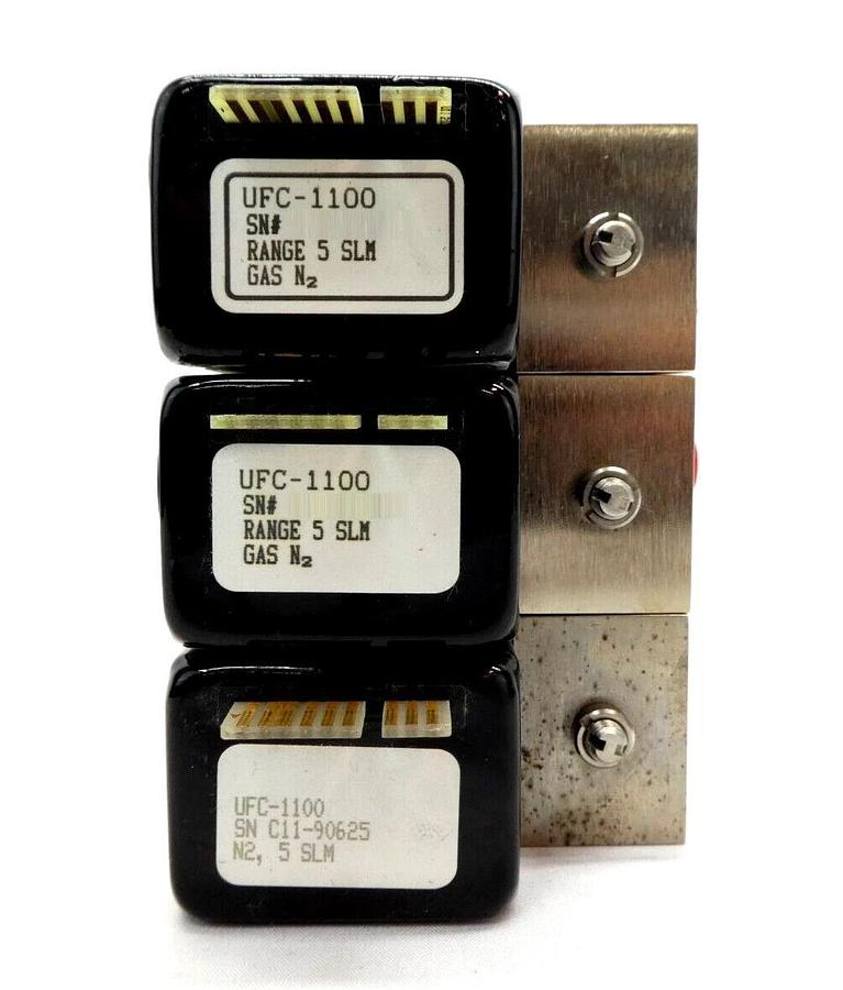 Used UNIT Instruments UFC-1100 Mass Flow Controller MFC N2 O2 Reseller Lot of 23