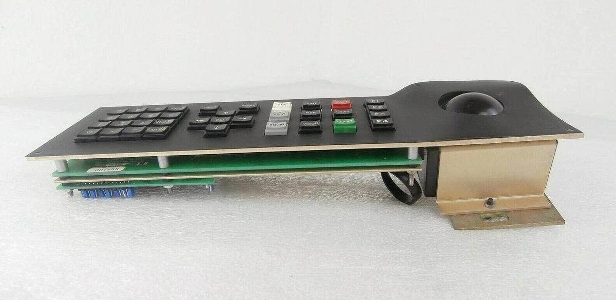 Used Tencor Instruments Keypad and Track Ball Panel Assembly Surfscan 7000 Working