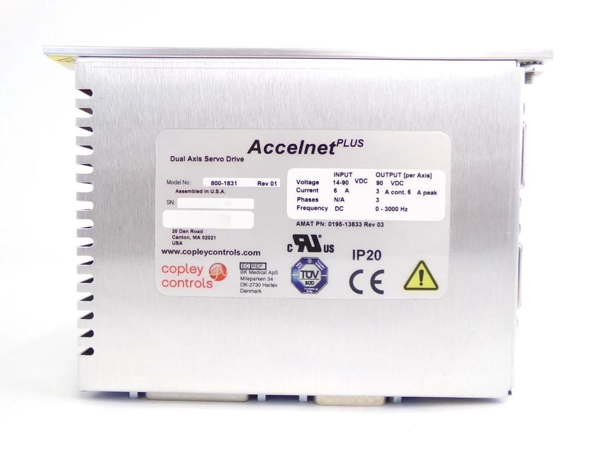 Copley Controls 800-1831 Dual Axis Servo Drive Accelnet Plus Lot of 3 New