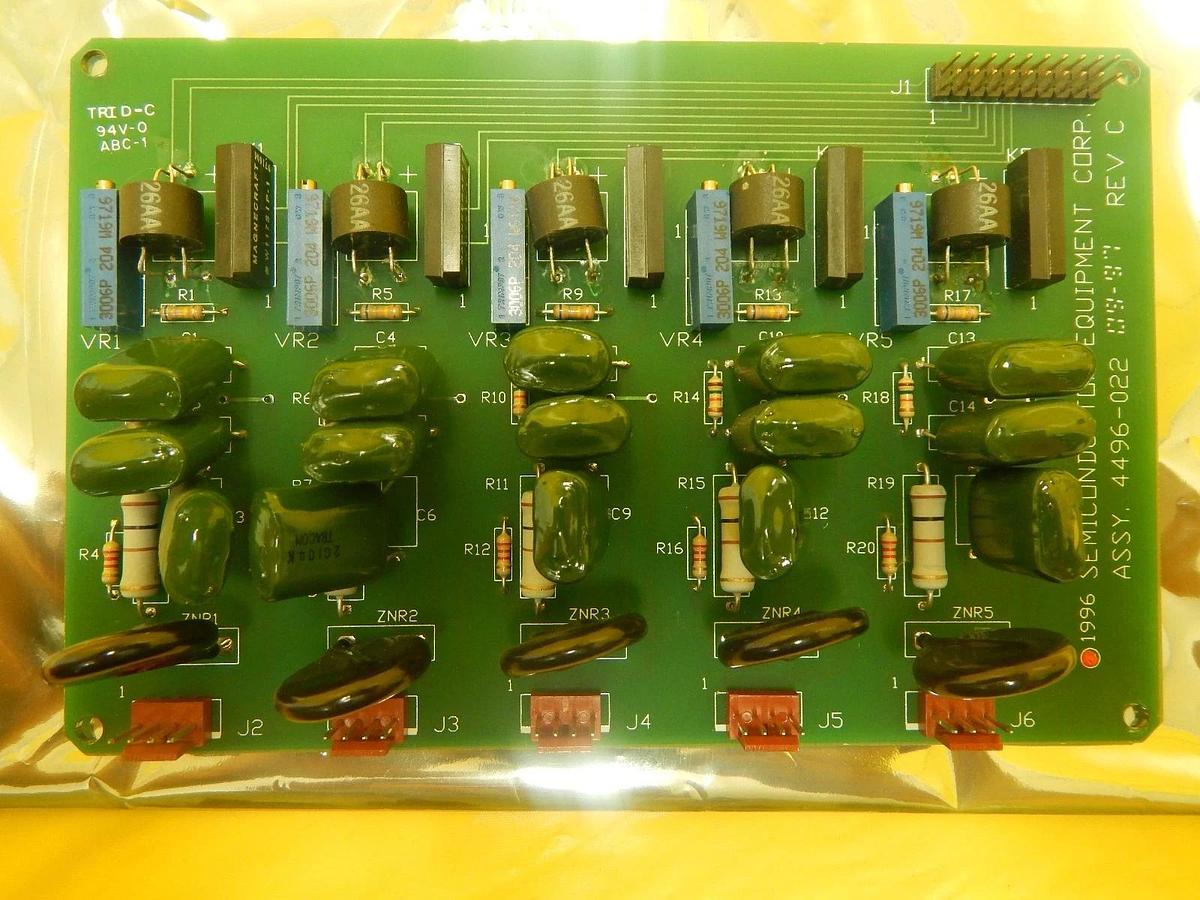 Used Semiconductor Equipment Corp 4496-022 Resistor PCB Board 410 Bonder Used Working