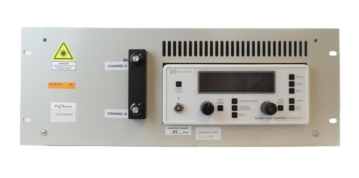 Used KLA-Tencor 0581884-004 Laser System New Focus TLB-6800-LN 7004 TLB 7000 Untested