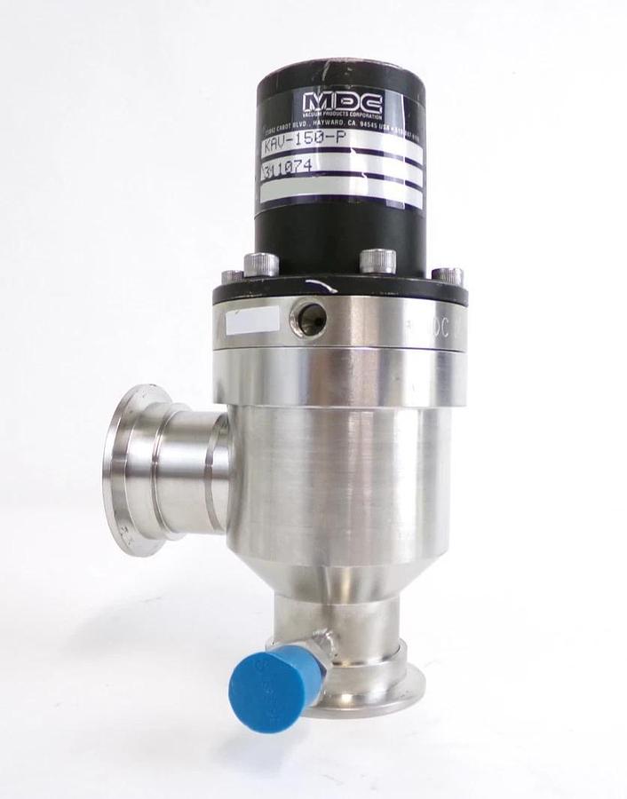 Used MDC Vacuum Products 311074 Angle Valve KAV-150-P Reseller Lot of 3 Working Spare