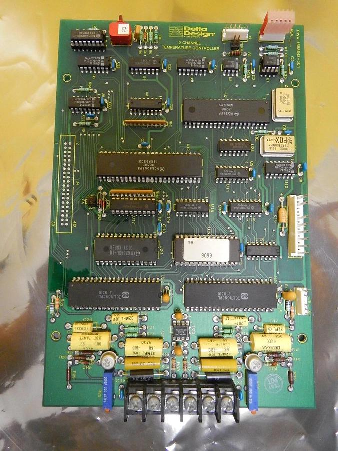 Used Delta Design 1658643-501 2 Channel Temperature Controller Board PCB Used Working