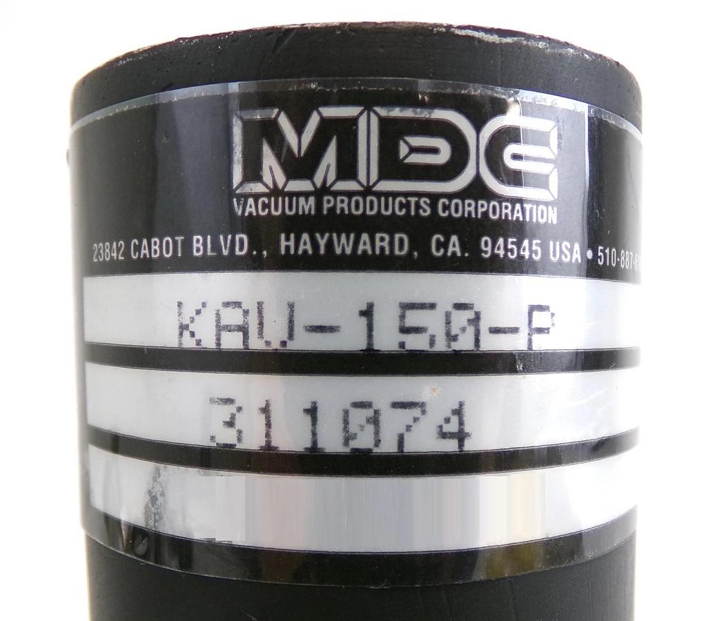 Used MDC Vacuum Products 311074 Angle Valve KAV-150-P Reseller Lot of 3 Working Spare