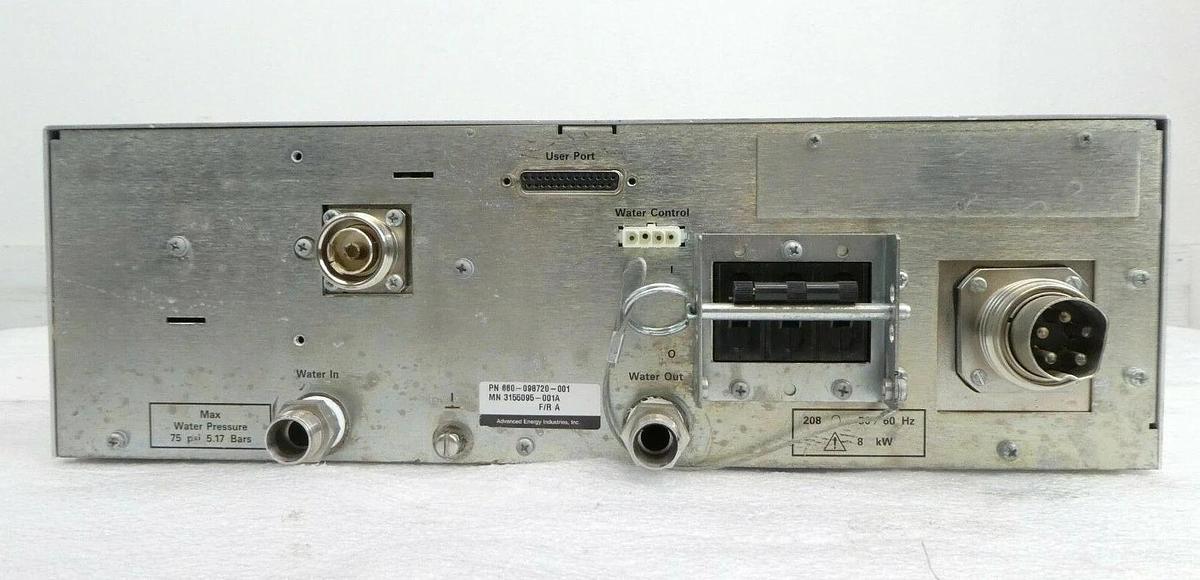 Used HFG 5000 AE Advanced Energy 660-098720-001 HF Generator 3155095-001A As-Is