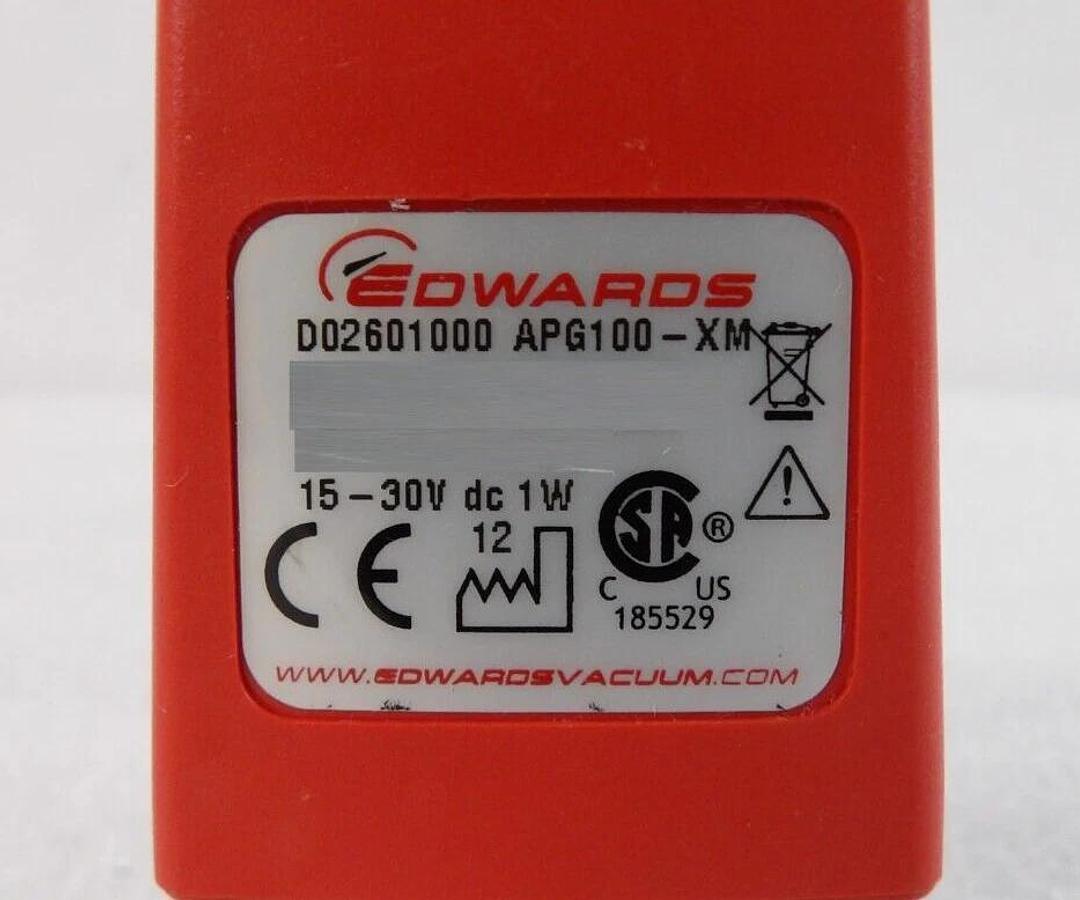 Used Edwards D02601000 Active Pirani Vacuum Gauge APG100-XM Lot of 3 Surplus