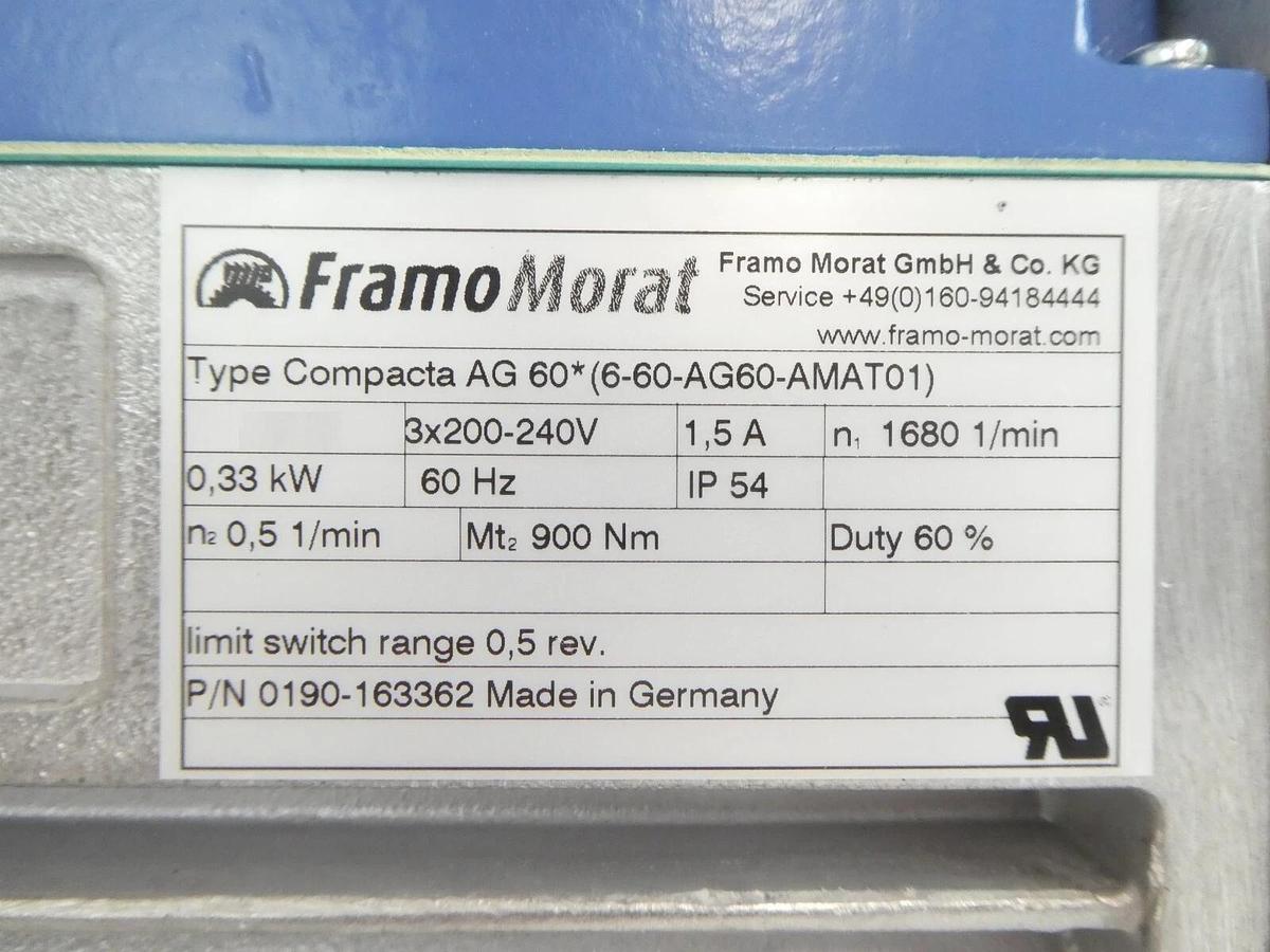 Used AMAT Applied Materials 0010-28779 300mm Motorized Tilt Controller AG 60* Working