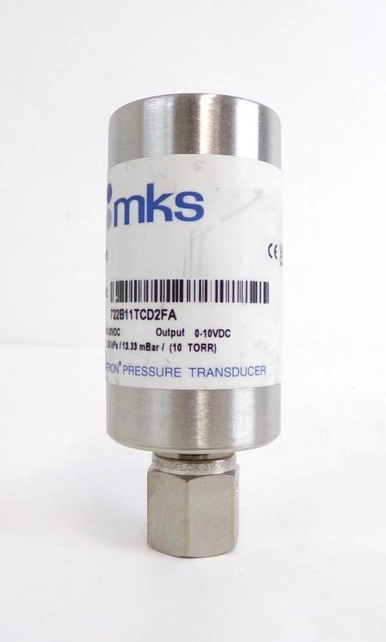 Used MKS Instruments 722B11TCD2FA Baratron Pressure Transducer 722B Lot of 3 Surplus