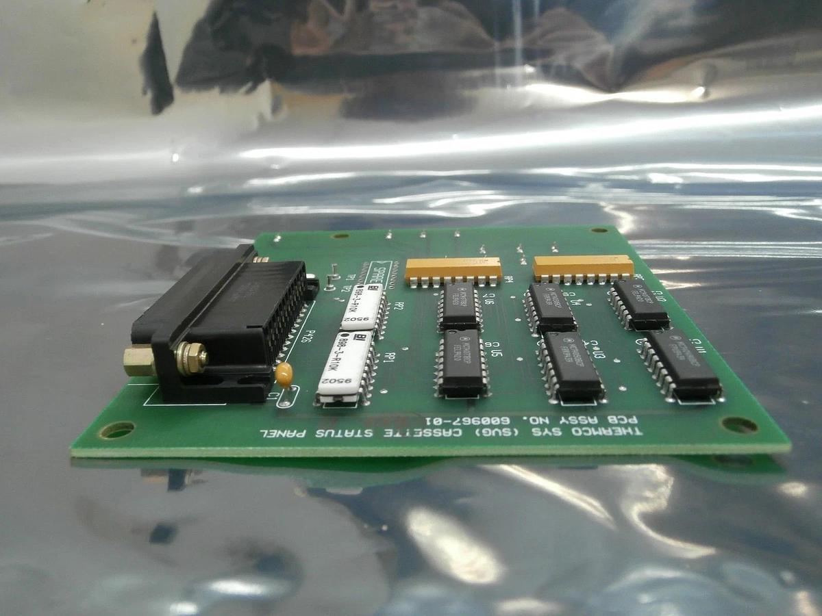 Used SVG Silicon Valley Group 600967-01 Cassette Status Panel PCB Thermco Used