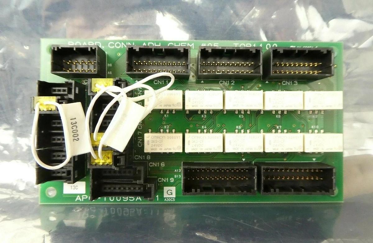 Used TEL Tokyo Electron APC-T0095A-11 Connector ADH CHEM #05 PCB TOB1100 Trias Spare