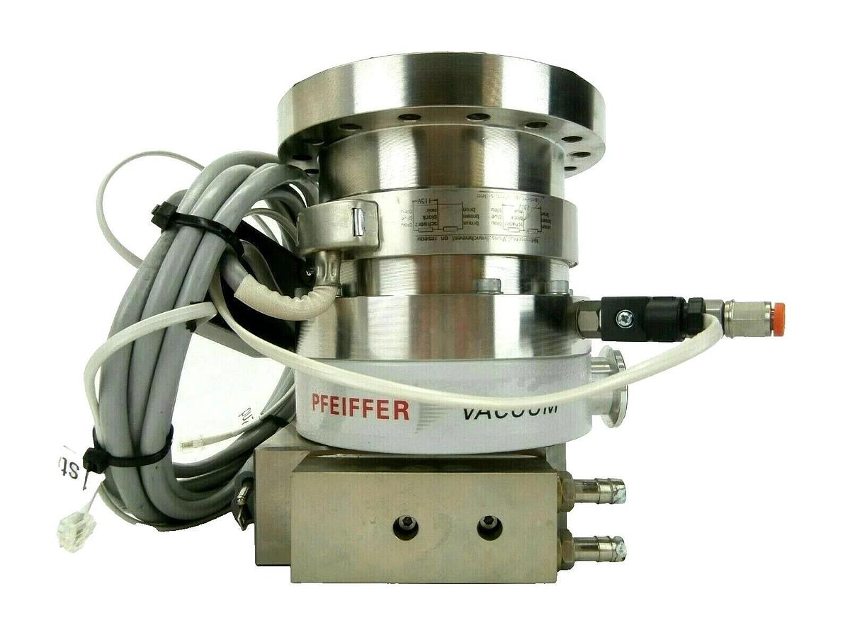 Used TMU 261 P Pfeiffer PM P02 826 H Turbomolecular Pump with Heater Turbo Working