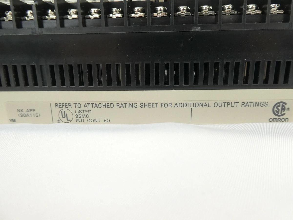 Used Omron C28H-C6DR-DE Programmable Logic Controller PLC SYSMAC C28H Working Spare