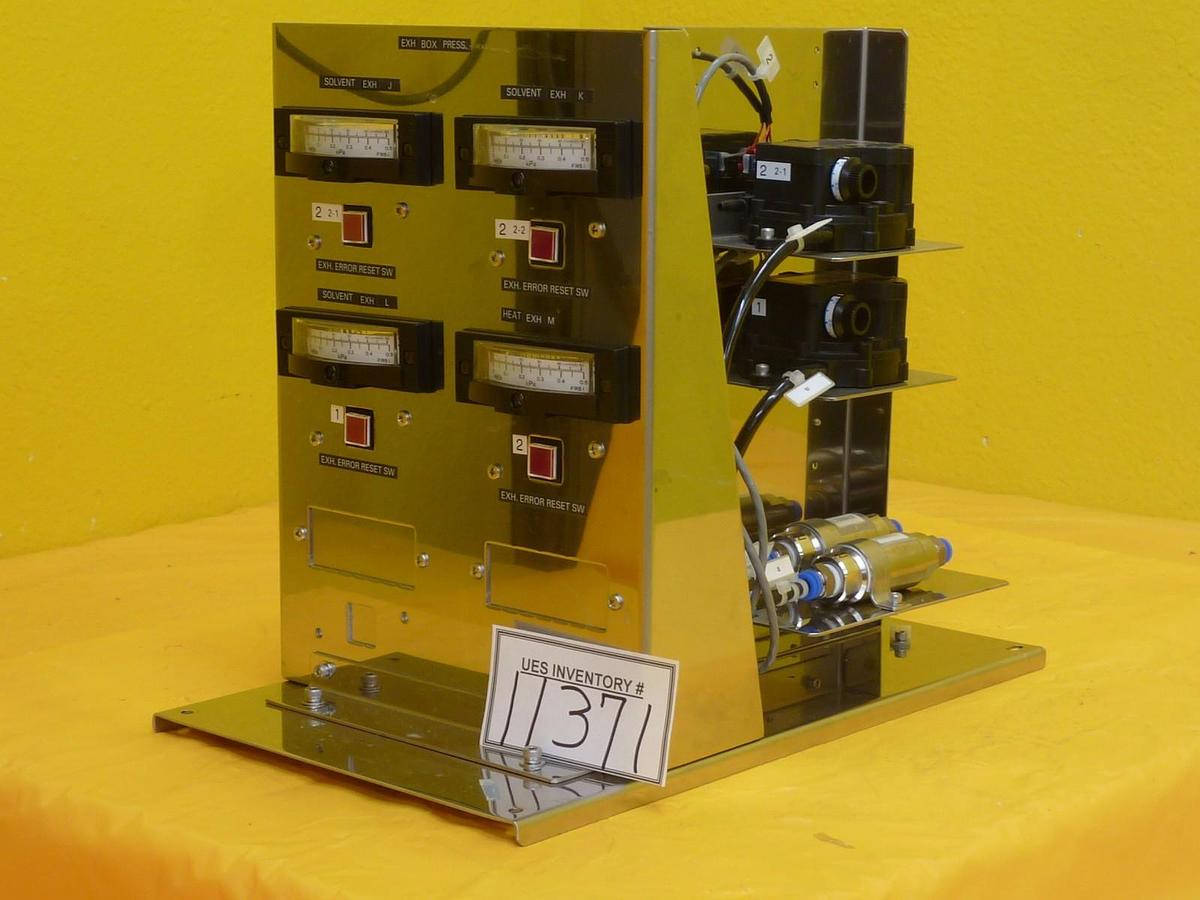 Used TEL Tokyo Electron EHX Box Pressure Manometer Panel ACT12 Used Working