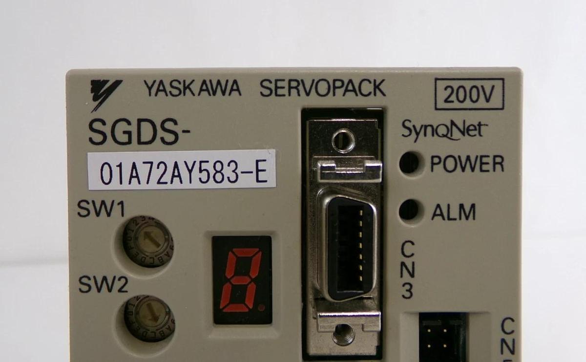 Used Yaskawa Electric SGDS-01A72AY583-E Servo Drive SERVOPACK Lot of 2 Working