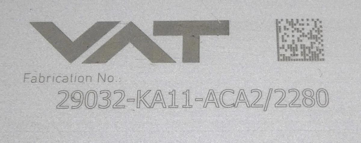 Used VAT Angle Valve Lot of 2 29032-KA11-ACA2 26428-KA11-BCN1 AMAT Working