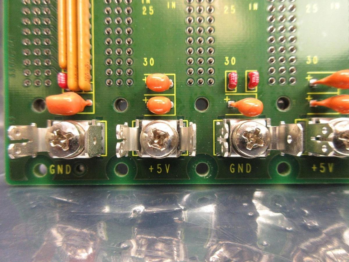 Used Schroff 23000-041 11 Slot Backplane Board PCB Bio-Rad Quaestor Q7 Overlay Used