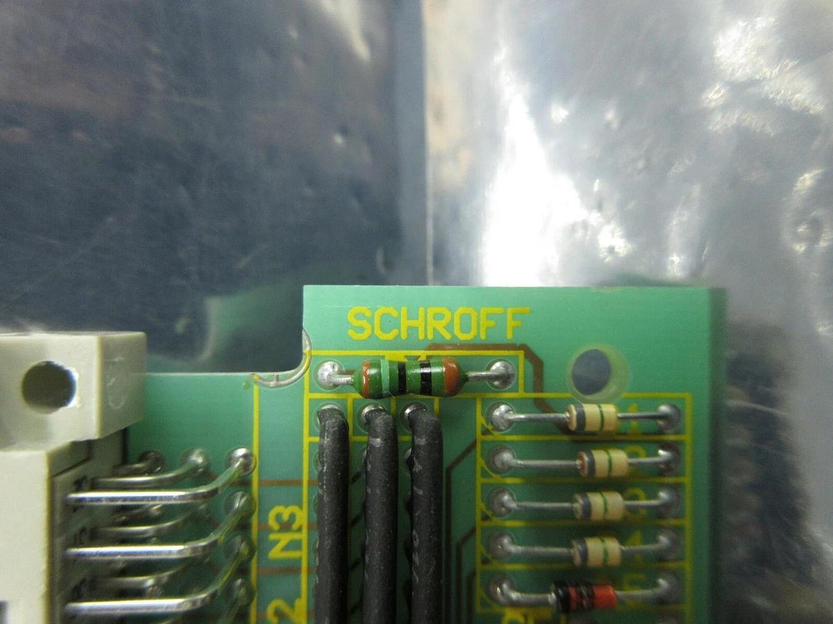 Used Schroff 60800-374 Adapter PCB Card Rev. AA ASML PAS 5000/2500 Used Working
