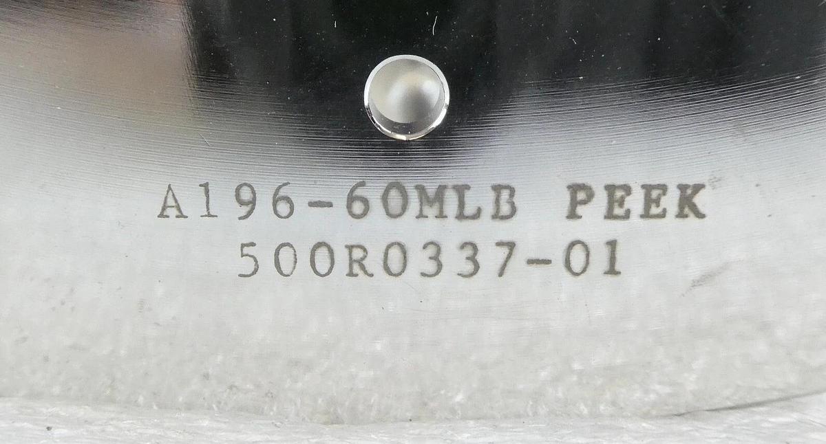 Used Semitool 500R0337-01 SRD Spin Rinse Dryer Rotor A196-60MLB Peek Working