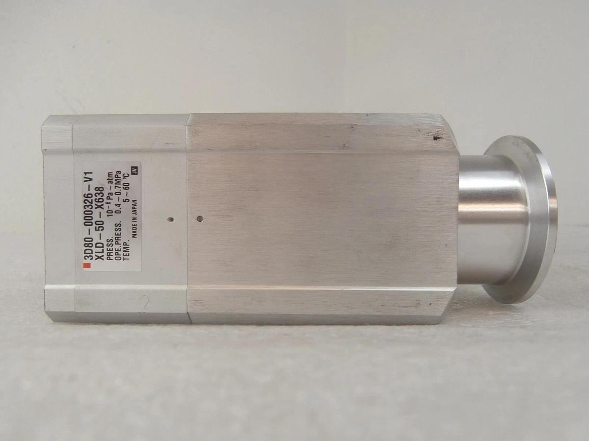 Used SMC XLD-50-X638 Angle Isolation Valve TEL 3D80-000326-V1 Telius Lot of 2 Working