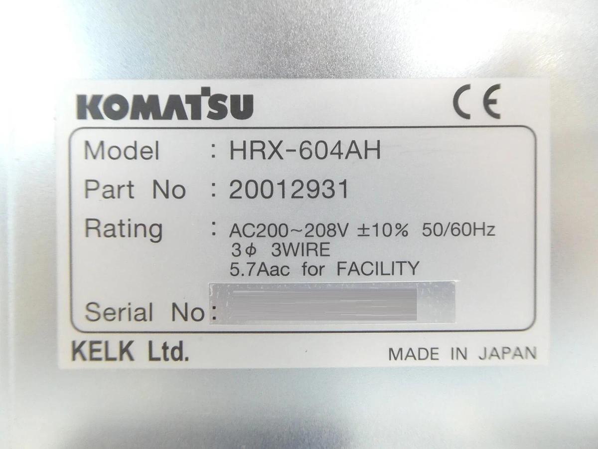 Komatsu 20012931 Network Heater Controller HRX-604AH Reflexion New Surplus