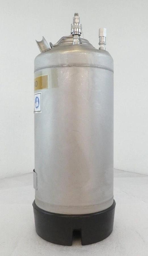 Used Alloy Products 72 20L 5G Photoresist Developer Stainless Tank Lot of 2 Working