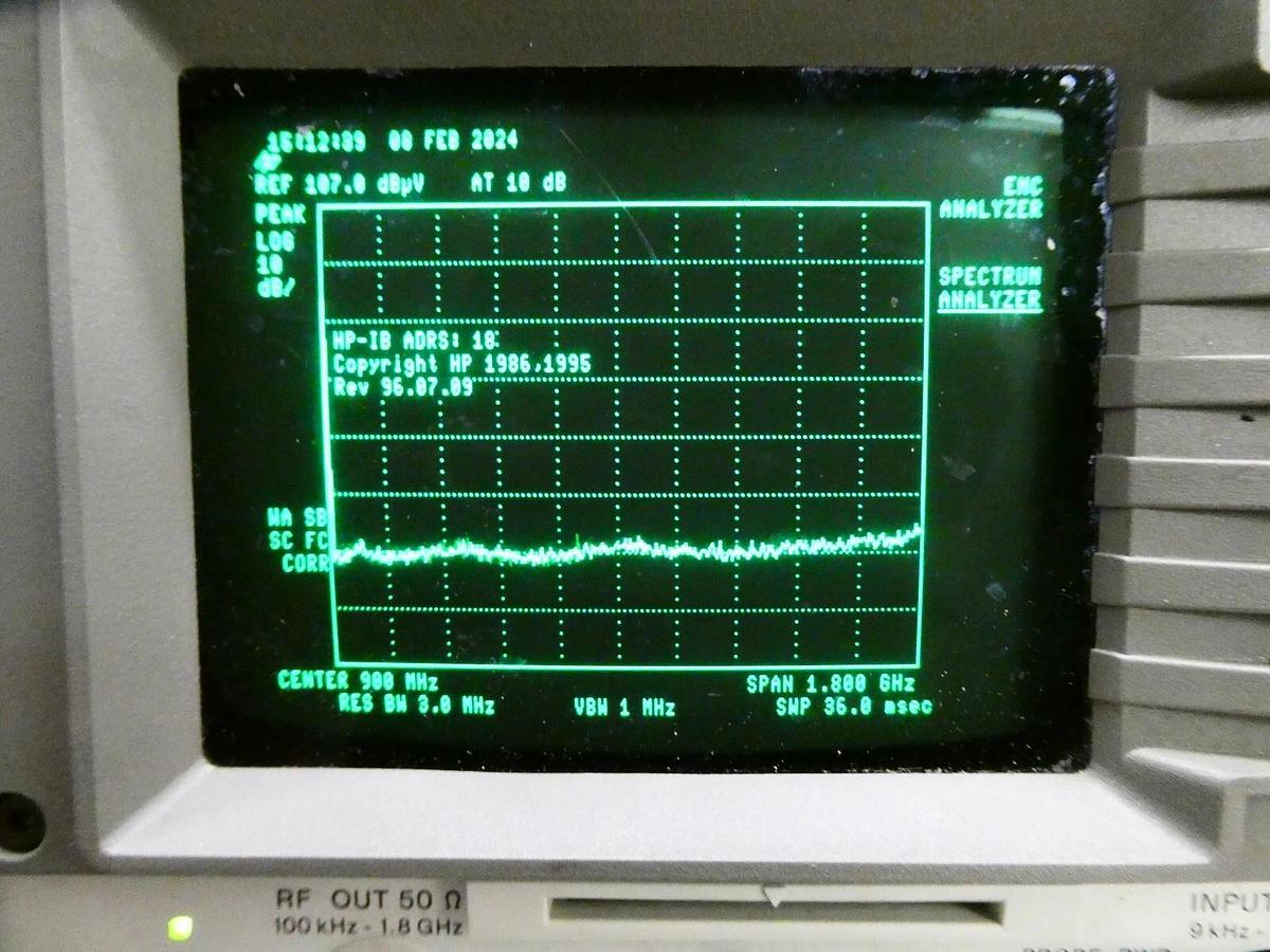 Used HP Hewlett-Packard 8591EM EM Analyzer 9kHz-1.8GHz Spare Surplus