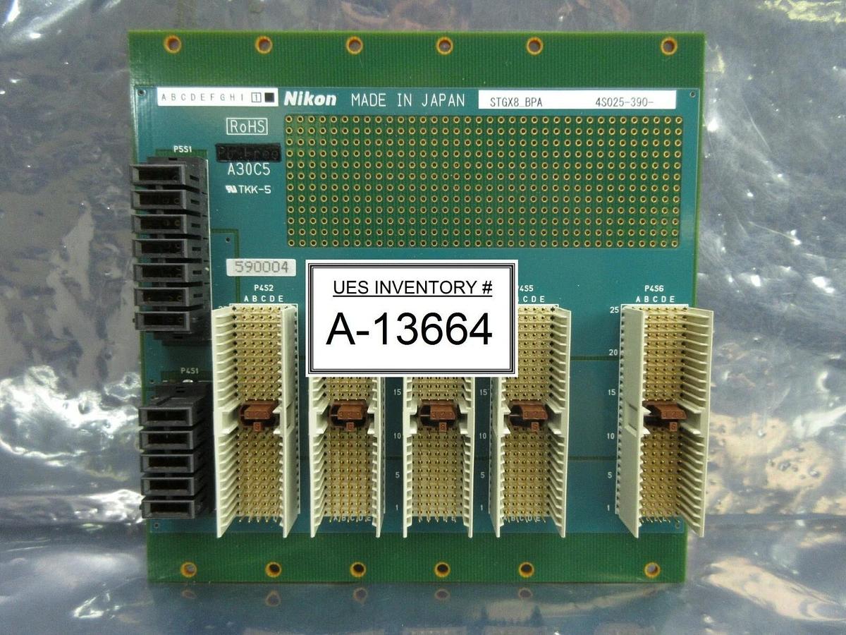 Used Nikon 4S025-390 Backplane Board PCB STGX8_BPA NSR-S620D ArF Immersion Used
