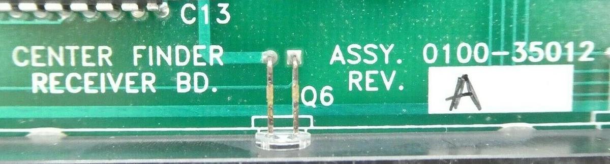 Used AMAT Applied Materials 0100-35012 Center Finder Receiver Board PCB 0150-35250
