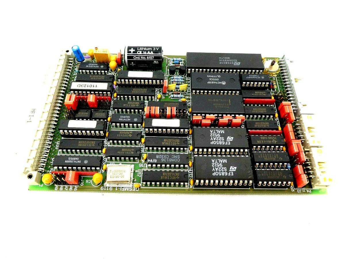 Used Gespac GESMFI-1 9119 PCB Card MFI-1 OnTrak DSS-200 Wafer Scrubber Working Spare