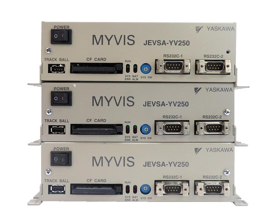 Used Yaskawa JEVSA-YV250-E Vision Controller MYVIS Reseller Lot of 3 Working Surplus
