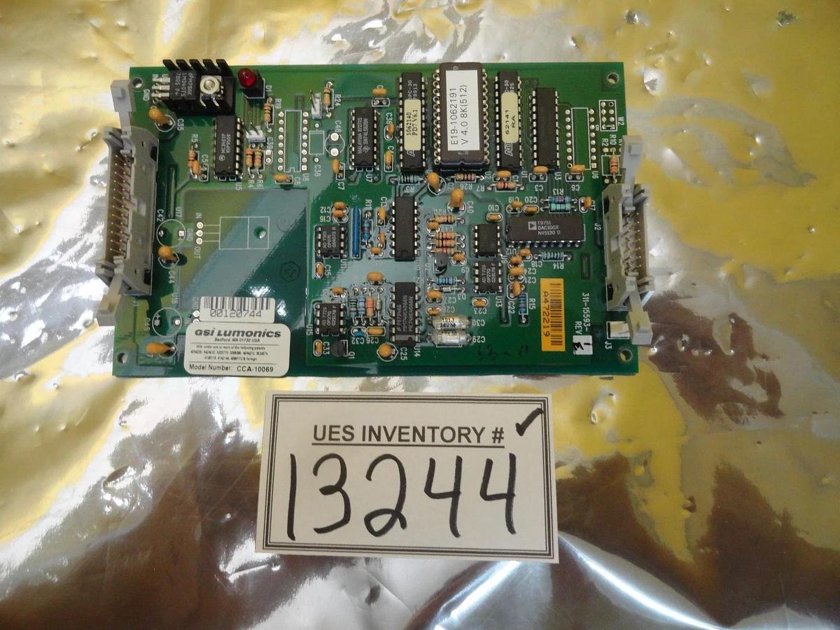 Used GSI Lumonics 311-15593-1 Processor PCB CCA-10069 KLA-Tencor CRS-3000 Working