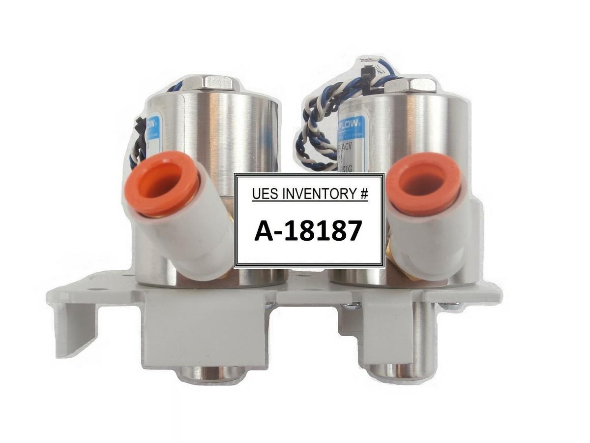 Used Autoflow FS5904CV Dual Flow Switch Assembly Edwards Vacuum Working Surplus