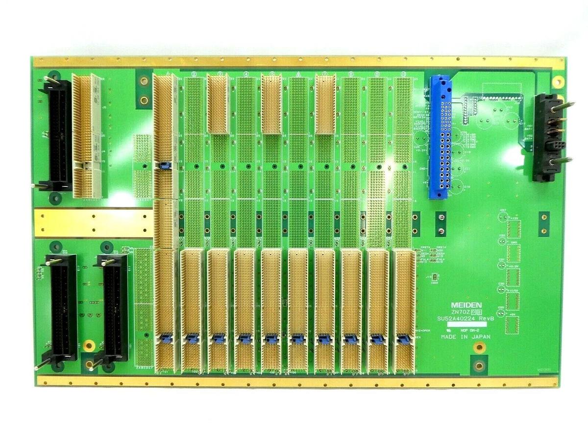 Used Meiden ZN70Z02 VME Backplane CompactPCI PCB 660-CPCI10WMD2 TEL Lithius Working