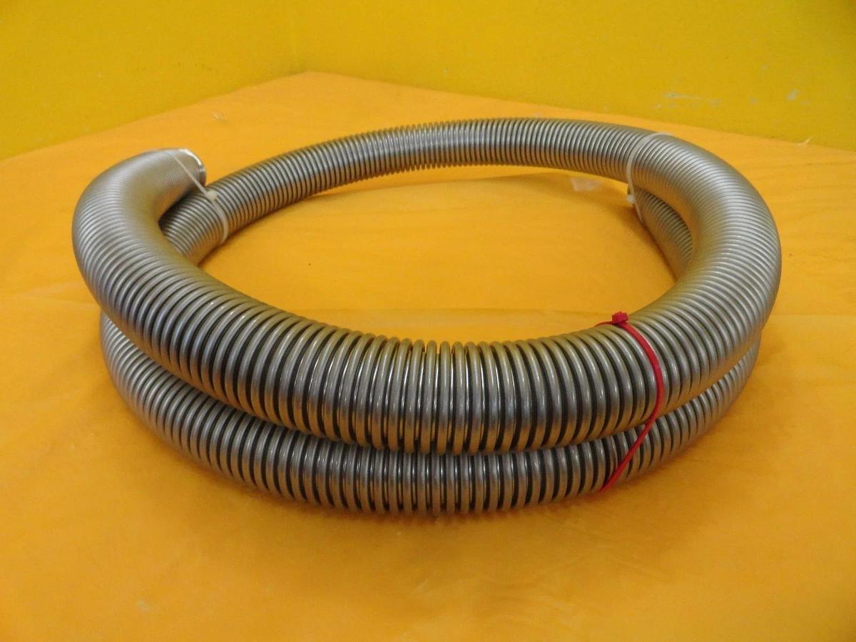 Used MKS Instruments Flexible Bellows Vacuum Hose NW40 8.5 Foot 2590mm Stainless Used