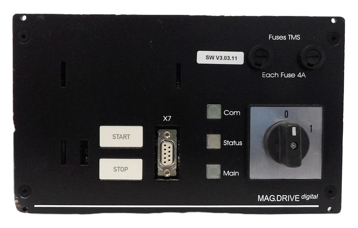 Used Oerlikon Leybold Vacuum 400035V0011 Turbo Pump Controller MAG.DRIVE As-Is