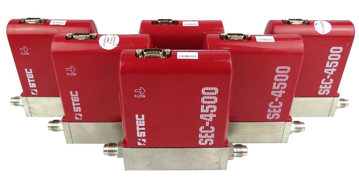 Used Horiba STEC SEC-4500M Mass Flow Controller SEC-4500 20 LM N2 Reseller Lot of 6