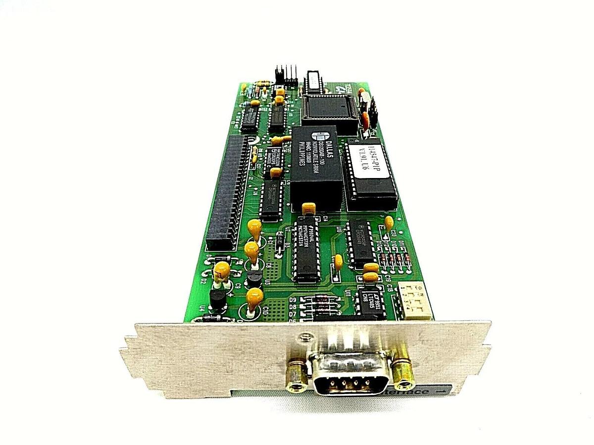 Used MKS Instruments 113594-G1-V Serial Interface PCB Card 113593-D Working Surplus