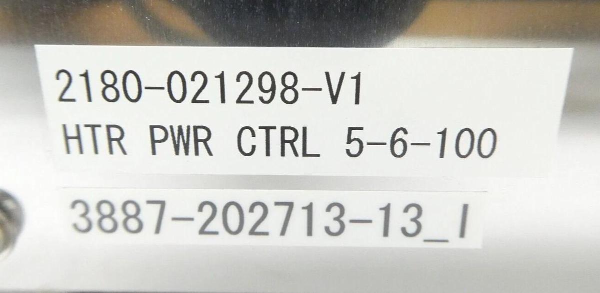 TEL Tokyo Electron 2180-020298-V1 Heater Power Controller 3887-202713-13 New