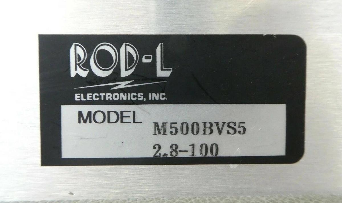 Used Rod-L Electronics M500BVS5 2.8-100 AC Hipot Tester Working Surplus