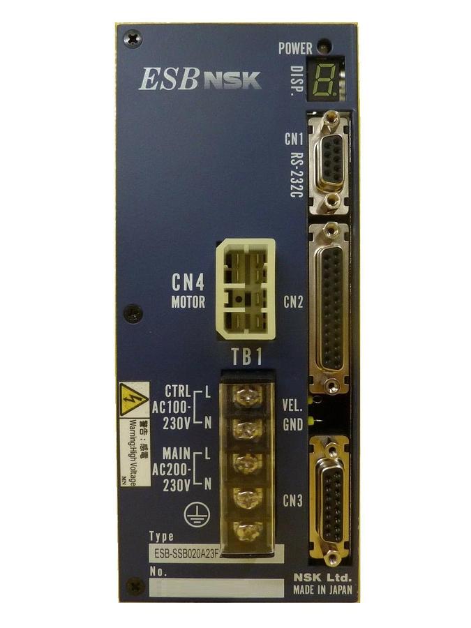 Used NSK ESB-SSB020A23F2-02 Robot Servo Drive TEL 5080-192754-11 Lithius Working