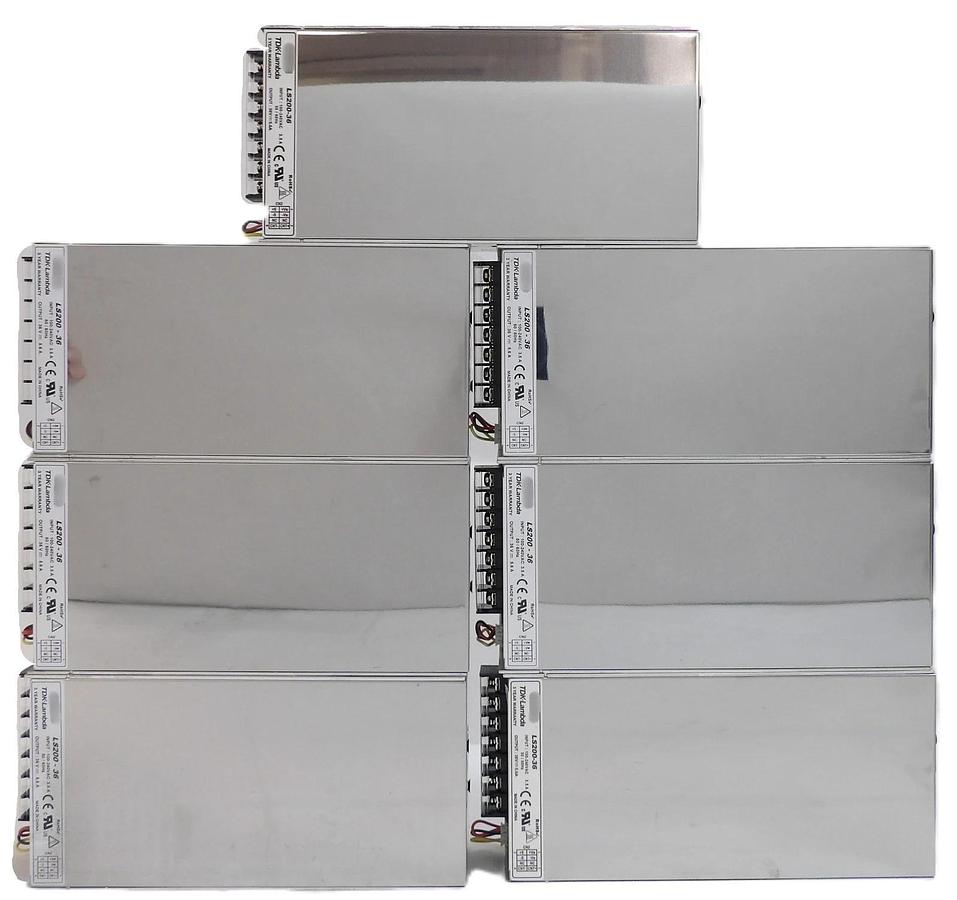 TDK Lambda LS200-36 DC Power Supply AMAT 1140-01692 Reseller Lot of 7 New