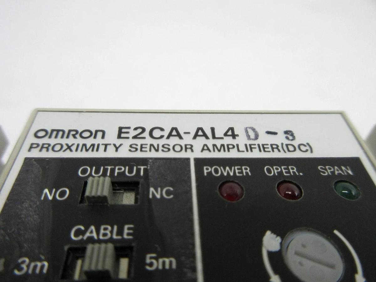 Used Omron E2CA-AL4D-3 Proximity Sensor Amplifier Assembly Set of 6 Nikon NSR Working
