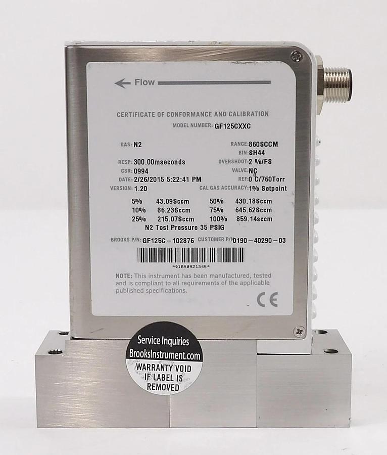 Used Brooks GF125C Mass Flow Controller MFC GF125C-102876 GF125C-102888 Lot of 12