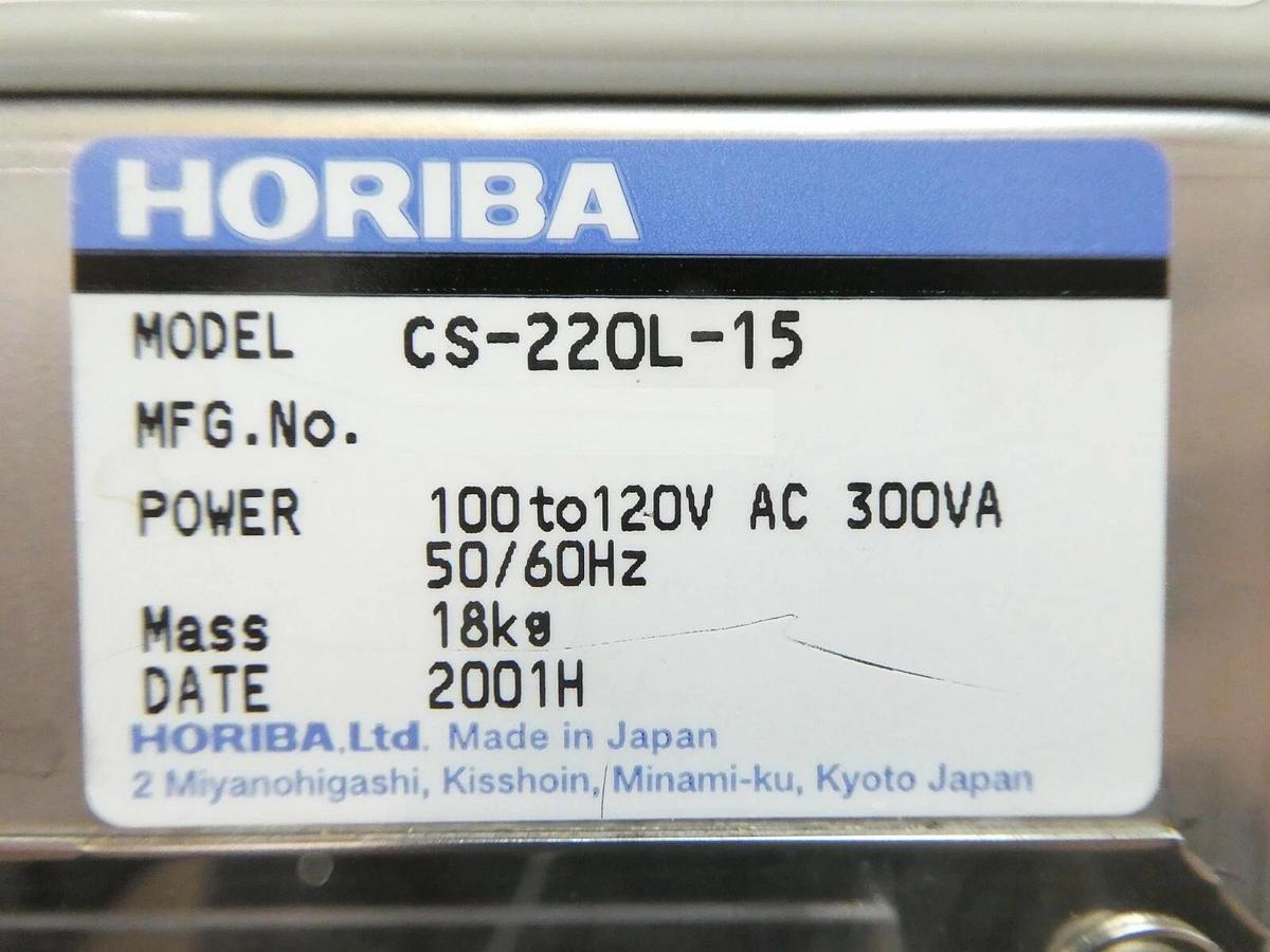 Used Horiba Semiconductor CS-220L-15 Chemical Concentration Monitor SC-1 Untested