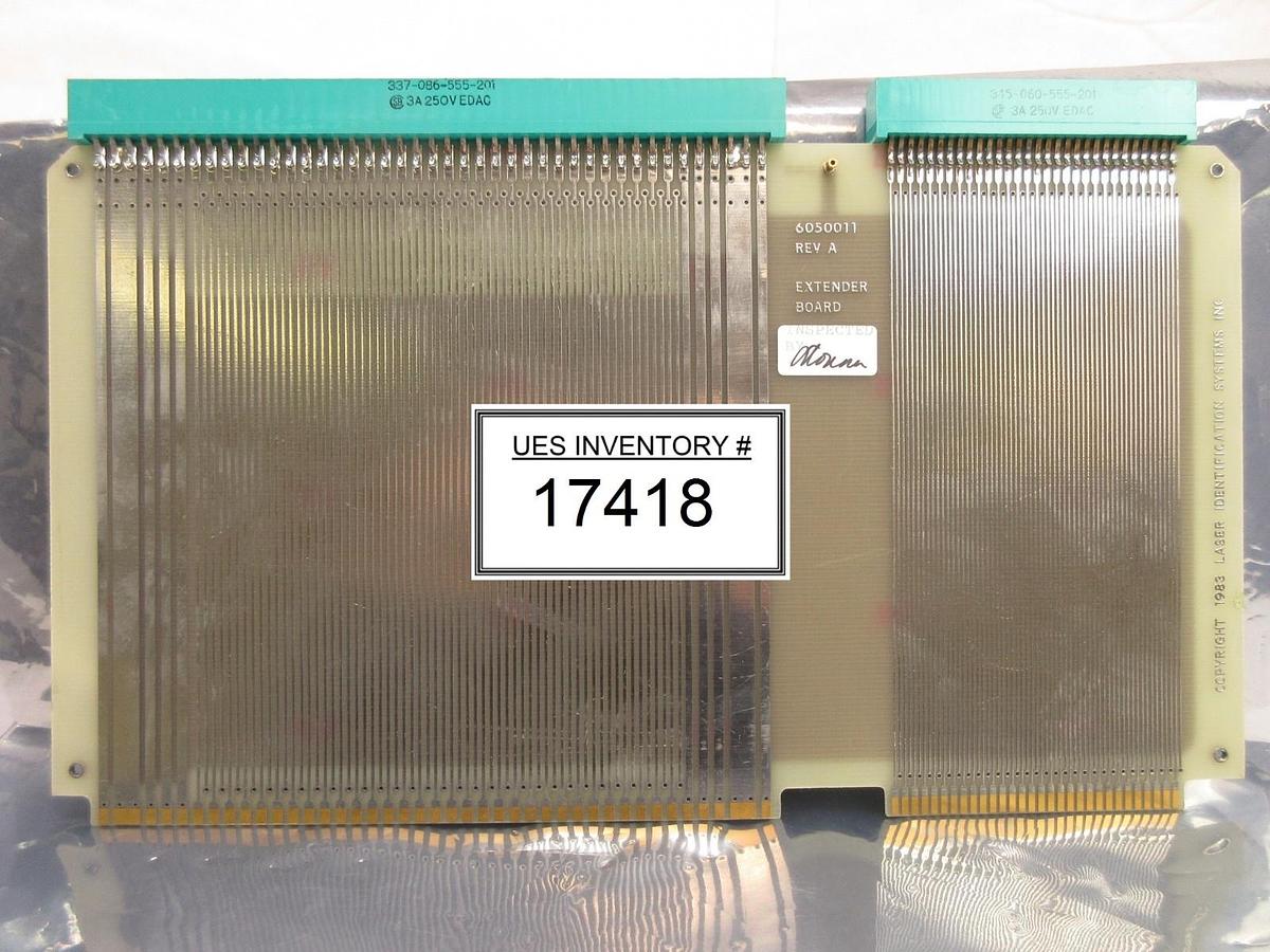 Used Laser Identification Systems 6050011 Extender Board PCB Lumonics LW-CO2 Used