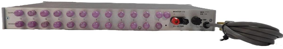 Used Dytran Instruments Model 4121 Accelerometer 12 Channel Power Unit Working