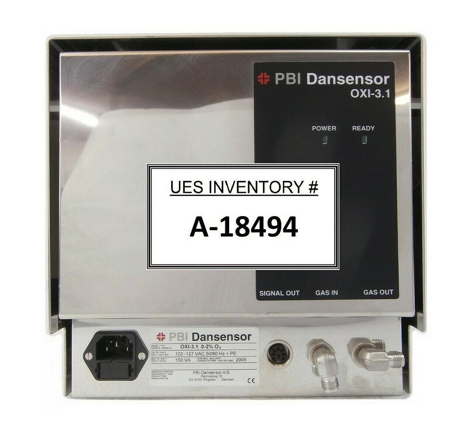 Used PBI Dansensor OXI-3.1 0-2% O2 Portable Oxygen Indicator Working Surplus