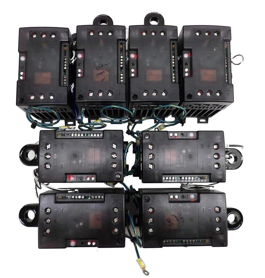 Used Watlow DC10-20L5-0000 Solid State Power Control DIN-a-mite Lot of 8 Working